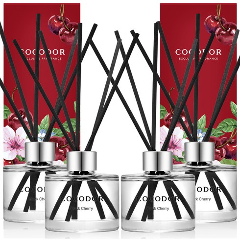 코코도르 시그니처 디퓨저, 4개, 120ml, 블랙체리