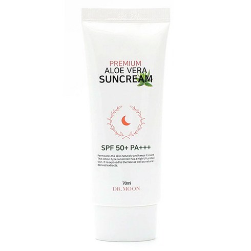 DRMOON 프리미엄 알로에베라 선크림 SPF50+ PA+++, 70ml, 1개