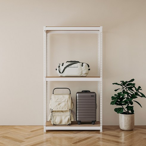 스피드랙 V2 선반 3단 900 x 300 x 2100 mm, 화이트(앵글)