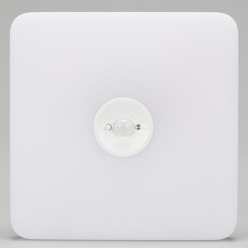 메가맨 사각LED 센서등 슬림 MEGA 220mm 18W, 화이트 + 주광색, 1개