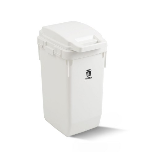 라이피스트 아델리 분리수거함 60L, 화이트