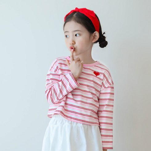 로로샤 아동용 핑프 티셔츠