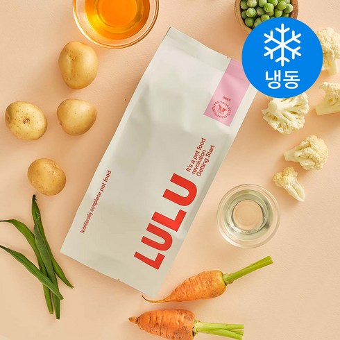 룰루키친 룰루 비프 강아지 화식사료 (냉동), 소, 1kg, 1개