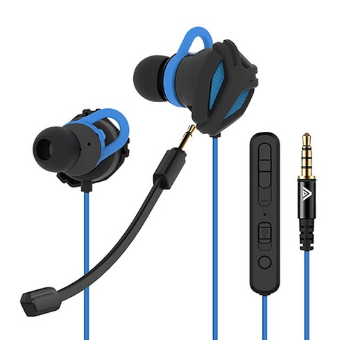 사운드판다 SPE-G9 Light 게이밍 유선 이어폰 BLUE