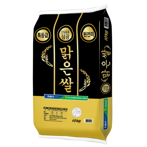 아산시농협 2026년산 햅쌀 삼광맑은쌀 완전미 특등급, 10kg, 1개