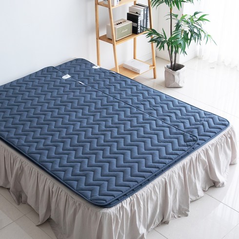 HanilMedical 탄소 전기장판 헤링본, 더블 분리난방(150 x 200 cm)