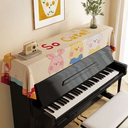블루코지 피아노 건반 키보드 커버 140 x 200 cm, Style 02, 1개