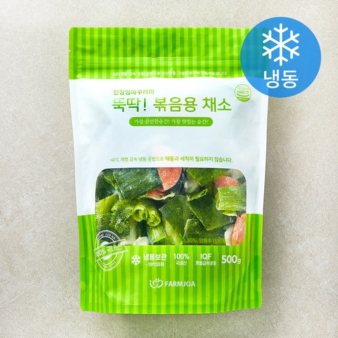 친정엄마꾸러미 뚝딱 볶음용 채소 (냉동), 1개, 500g