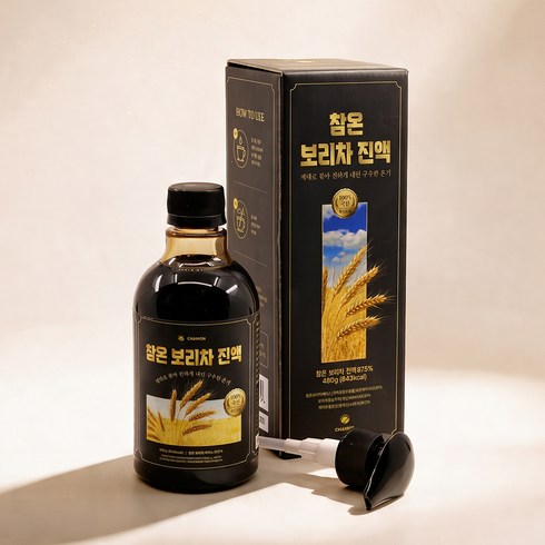 참온 국산 보리차 진액 원액 펌프형 480 1개, 480g