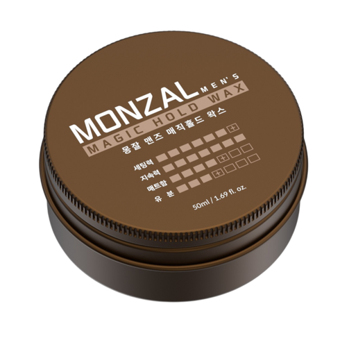 [허성범 PICK] 몽잘 맨즈 스타일링 헤어 크림 매직홀드 왁스, 1개, 50ml