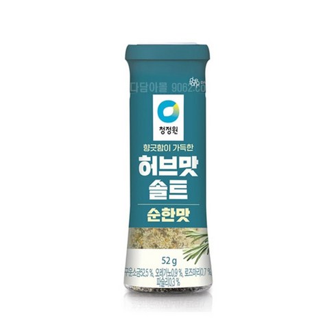 청정원 허브맛솔트 순한맛, 52g, 5개
