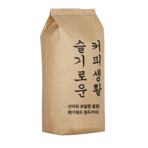 산미와 과일향 꽃향이 나는 에티오피아 예가체프 원두커피, 1개, 1kg