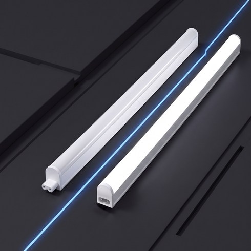 Plamd 0.3m-1.2m 연결형 LED T5 튜브등 절전 주백색 부착식 실내조명 1개, 0.3m/4000K 뉴트럴 화이트