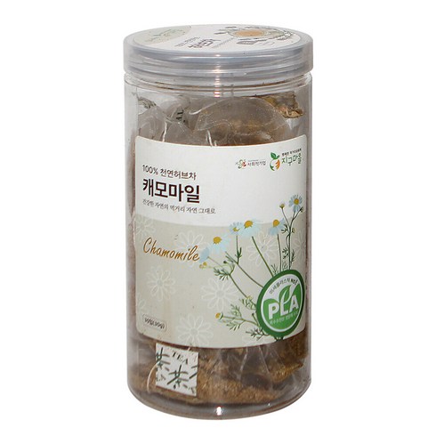 지구마을 생분해필터 PLA 캐모마일 허브티백차, 1g, 1개, 30개입
