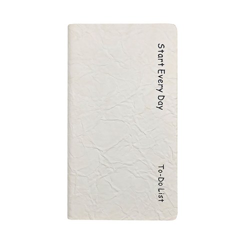미래마켓 데일리 수첩 노트 체크리스트 1+1, 화이트, 2개, 100매