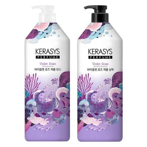 케라시스 퍼퓸 샴푸 1L + 퍼퓸 린스 바이올렛 로즈 1L, 1개