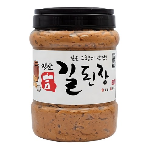 양산길된장 원식품 길된장 재래된장, 2kg, 1개