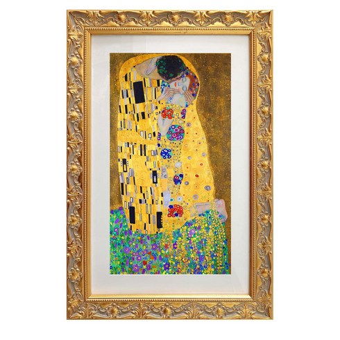 [캔버스액자]클림트-키스 인테리어 그림 액자 감성 포스터 유화풍 거실 벽장식 아트프린트, 02구스타프 클림트(희망 II)