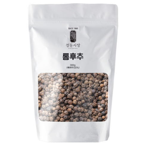 경동시장 통 흑후추, 300g, 1개