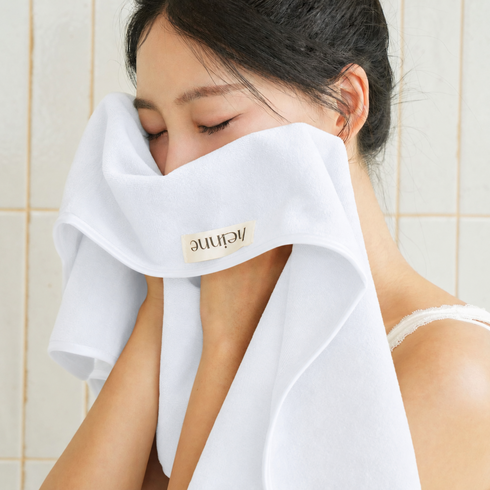 헤인느 먼지없는 프리미엄 호텔 수건, 10개, 퓨어화이트