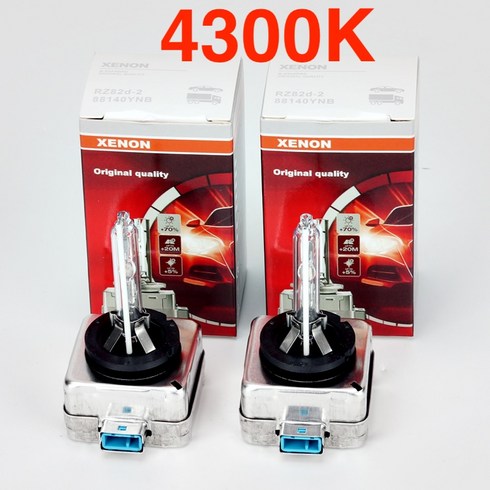 1쌍 D8S 25w 히든 헤드라이트 D8S 스포티 16년~18년 HID 헤드라이트 D8S 4300K, 2개