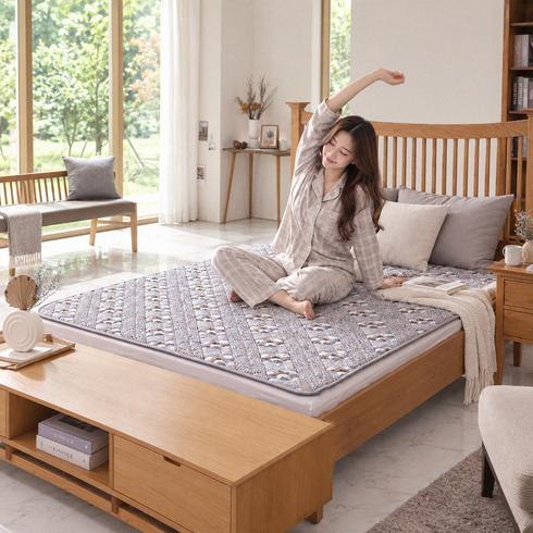 일월 스타일리쉬 워셔블 무자계 카본열선 온열매트 IW-KM59-ST, 더블(140 x 180 cm)