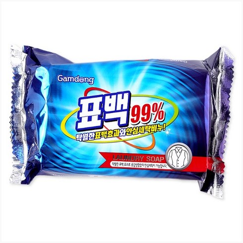 감동 표백세탁비누 옷감상함없이 안심세탁, 200g, 1개
