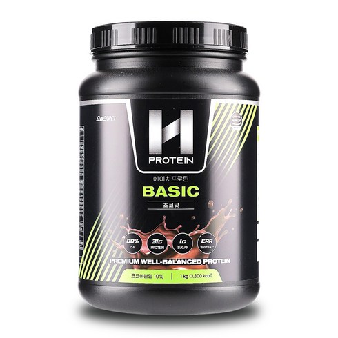 오늘의바디 에이치프로틴 베이직 단백질보충제 초코맛, 1개, 1kg