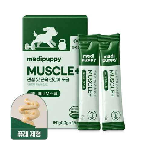 메디퍼피 근육 회복 관절영양제 냠스틱 강아지 노견, 1개, 관절, 150g