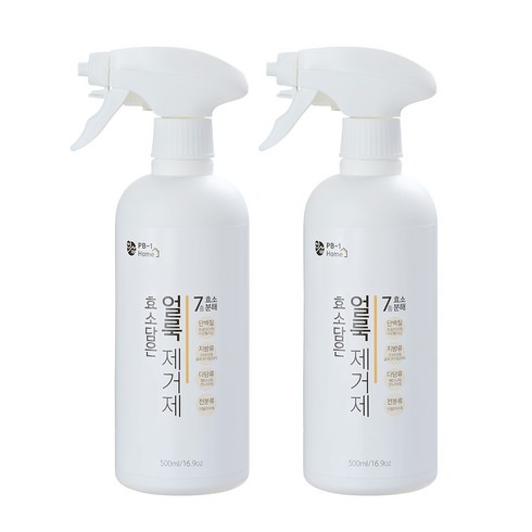 피비원홈 7종 효소 담은 섬유용 얼룩제거제, 2개, 500ml