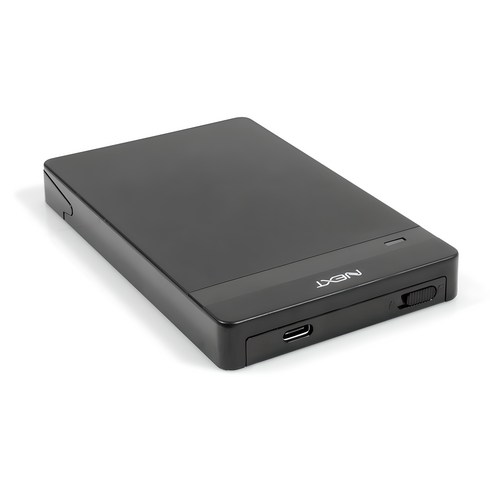 넥스트유 USB3.1 Gen1 TypeC SATA3 노트북용 하드 외장케이스 HDD SSD, NEXT-535TC, 1개