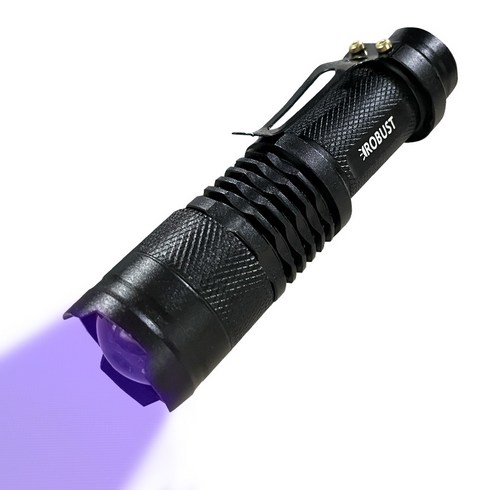 로버스트 UV LED 자외선램프 395nm, 1개, 블랙