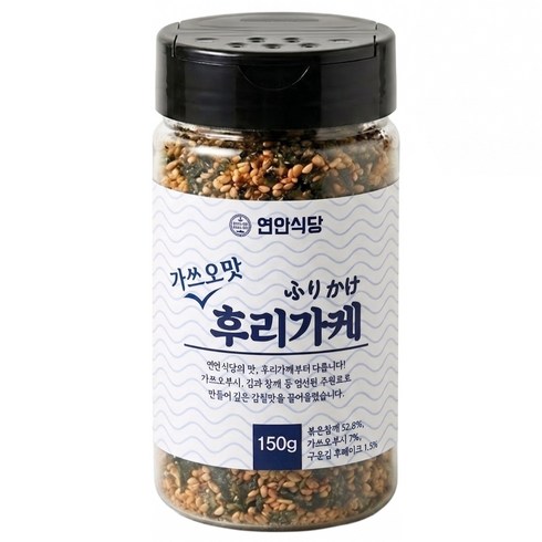 [주먹밥 후리카게] 밥에 뿌려먹는 연안식당 가쓰오맛 후리가케, 1개, 150g