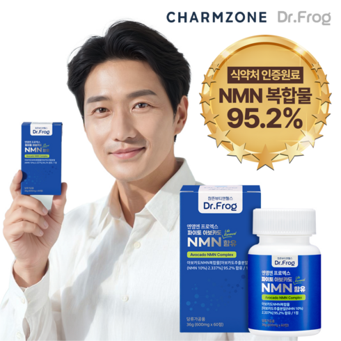 참존 닥터프로그 식물성 NMN 엔엠엔 프로엑스 파이토 아보카도 식약청인증, 60정, 1개