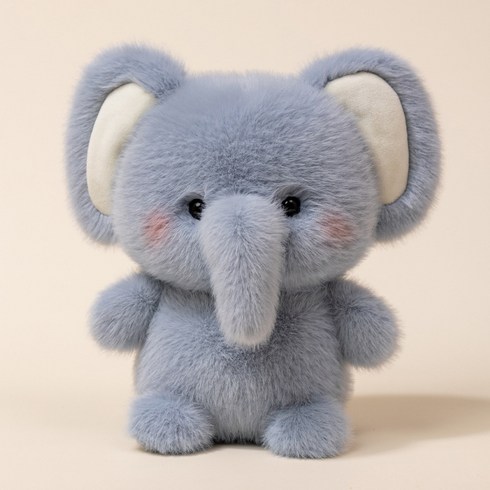 네이처타임즈 귀여운 동물 친구들 인형, 18cm, 코끼리, 1개