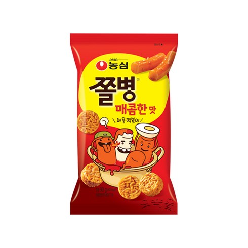 쫄병스낵 매콤한맛, 82g, 4개