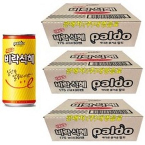 팔도 밥알없는 비락식혜, 175ml, 90개
