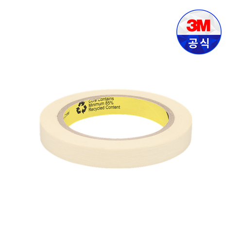 3M 종이 마스킹 테이프 (밝은 상아색), 1개