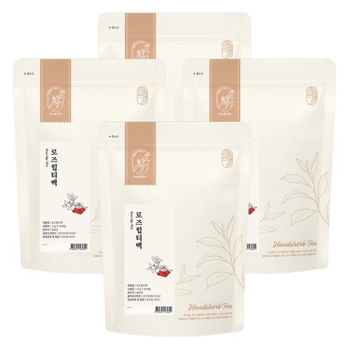 두손애약초 로즈힙 티백, 1g, 4개, 50개입