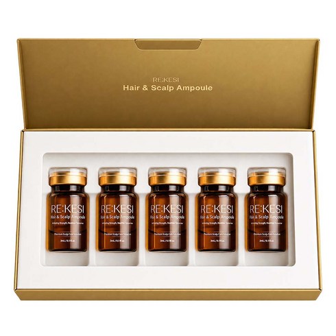 Rekesi 울트라씨드 줄기세포 탈모앰플 두피 모낭 부스팅, 1개, 15ml