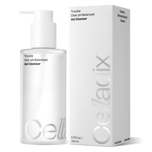 셀라딕스 트러블 클리어 약산성 젤클렌저 여드름 클렌징 아크네스균 향균, 1개, 200ml