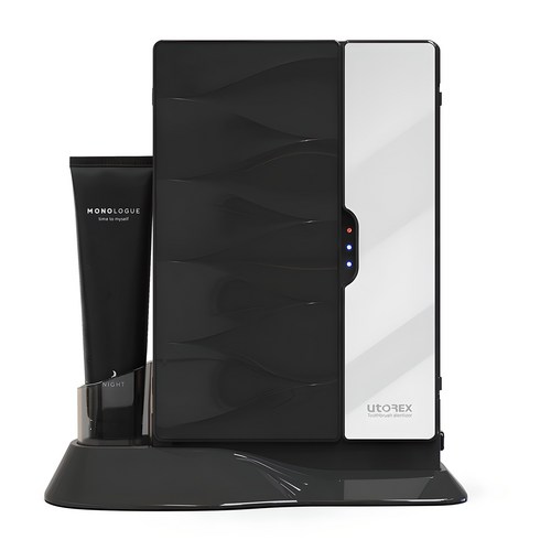 유토렉스 칫솔 살균기 건조기 가정용 양문형 스탠드 면도기 거치, UTQ-3000B, 블랙
