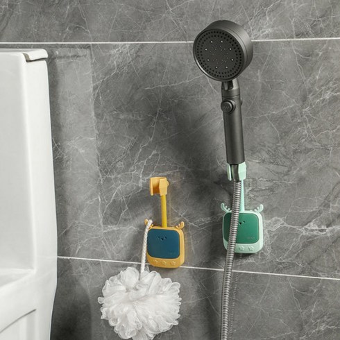로타리 돌리아 헤어드라이어 거치대 샤워기 홀더 핸즈프리 2세대, 1개, shower green