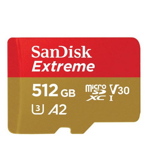 샌디스크 익스트림 메모리카드 마이크로칩 QXA1, 512GB, 1개