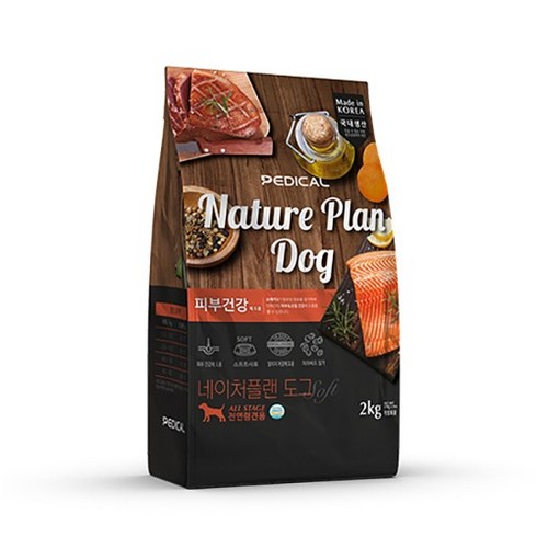 네이처플랜 강아지 소프트사료 피부건강 4p, 오리, 2kg, 1개