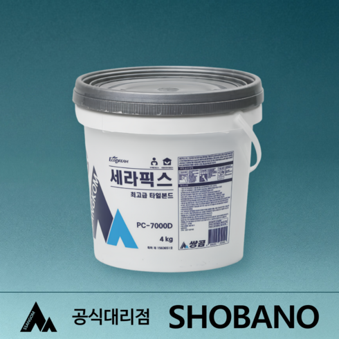 쌍곰 세라픽스 PC-7000D 타일접착제 4KG, 1개