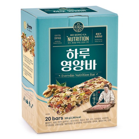 호정가 하루 영양바 20p, 1개, 500g