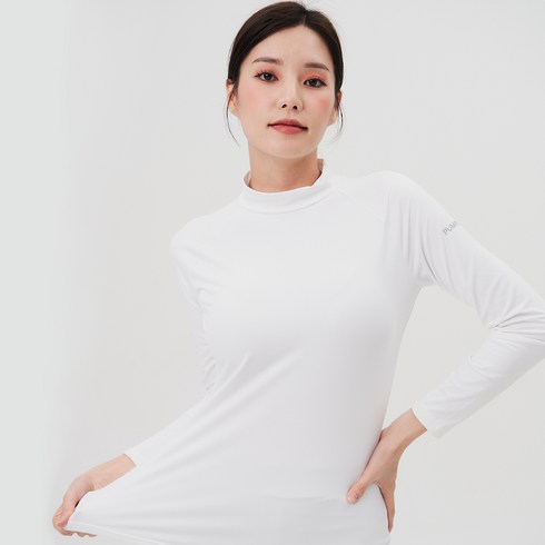 펌핑 여자 기능성 기모 내의 터틀넥 국내생산