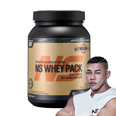 NS포대유청 카라멜마끼아또맛 WPI 93% 분리유청단백질 단백질보충제, 450g, 1개