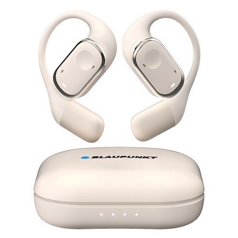 블라우풍트 AAC ENC 노이즈 캔슬링 오픈 귀걸이형 HI-FI 5.4 블루투스 이어폰 BLP-OE383I 아이보리 37시간